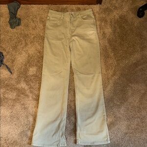 Women's Green Zara Jeans